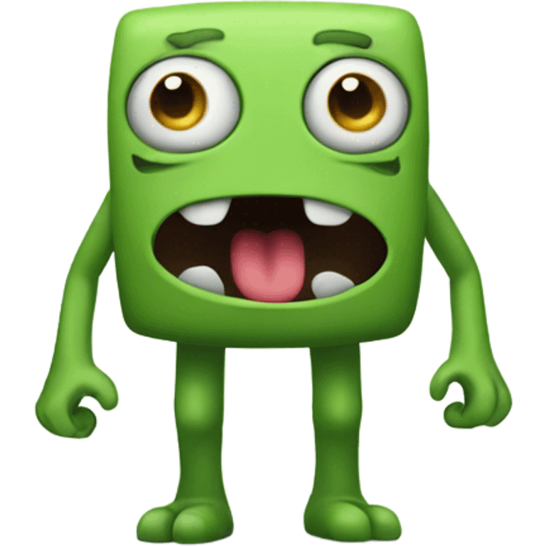 Minecraft creeper emoji