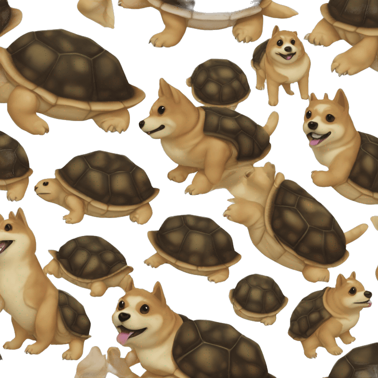 Tortoise shell no white shiba with no white emoji