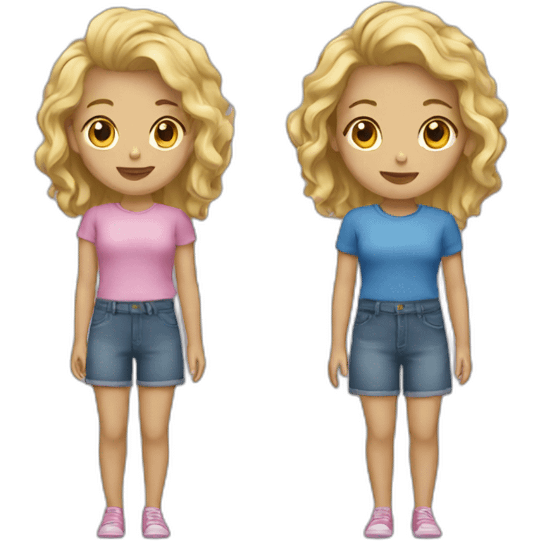 two girls emoji