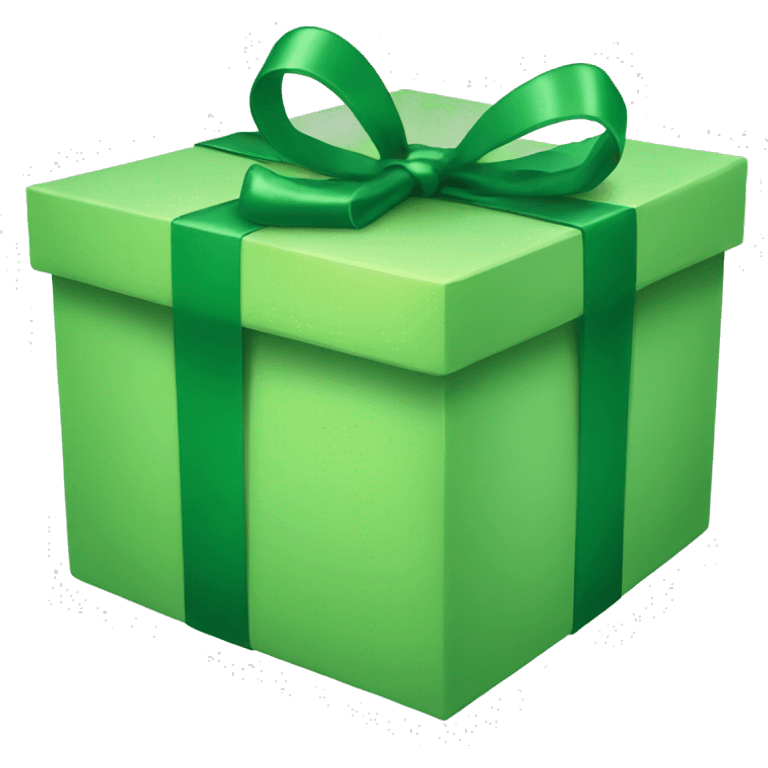 green gift box emoji