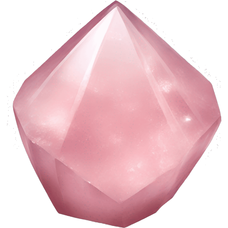 Rose quartz Crystal  emoji