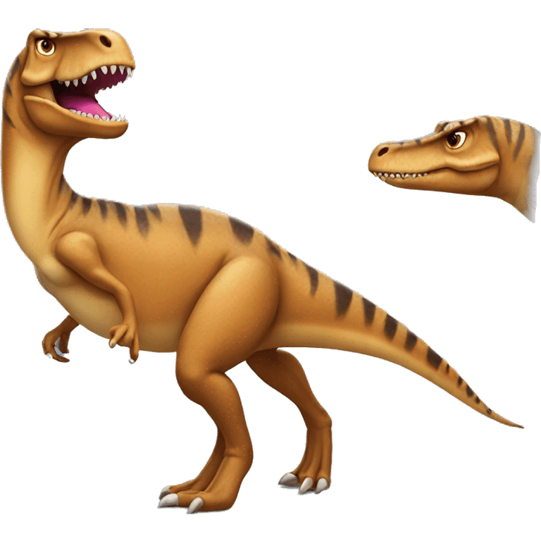 trex wearing a bikini emoji