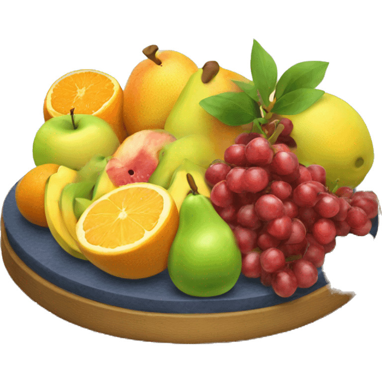 Fruit platter emoji