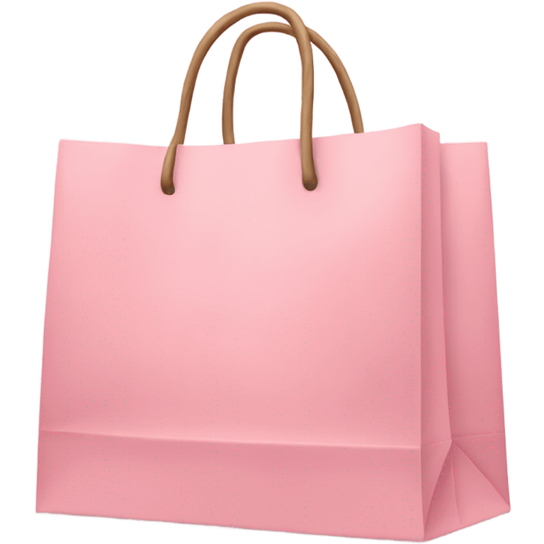 Light pink shopping bags emoji