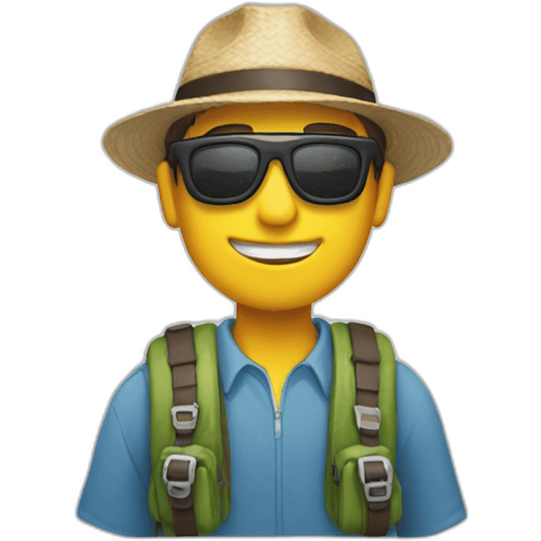 Guia turista emoji