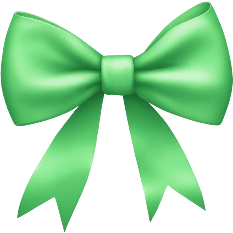 Light green bow emoji