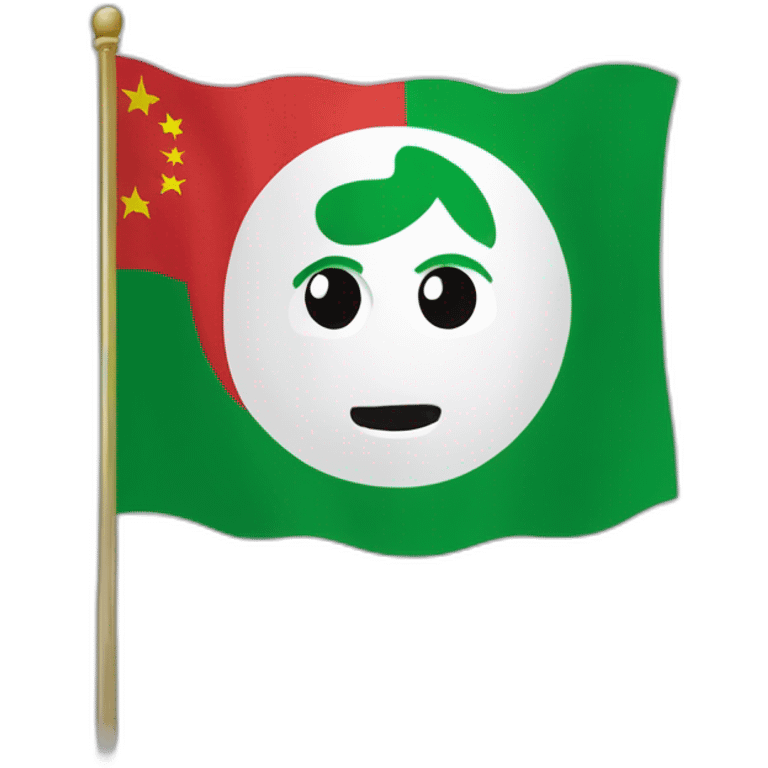 Emanuel macron algerian flag emoji