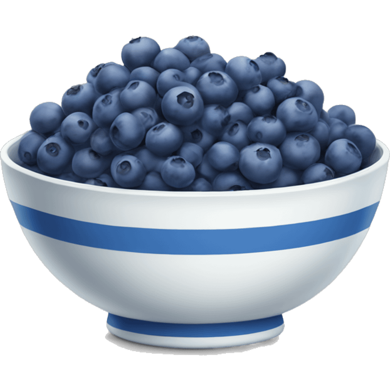 Bowl of Blueberries emoji