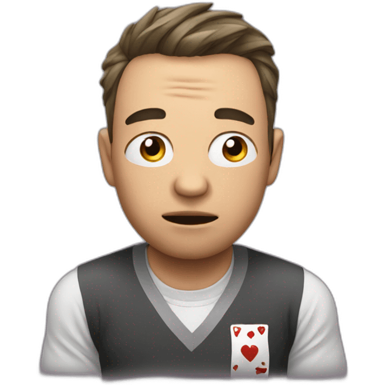 crying poker player emoji