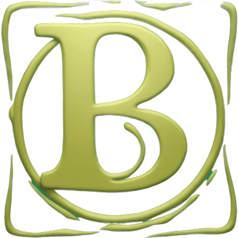 Letter “B” inside a Rounded Square Cyan Colored  emoji