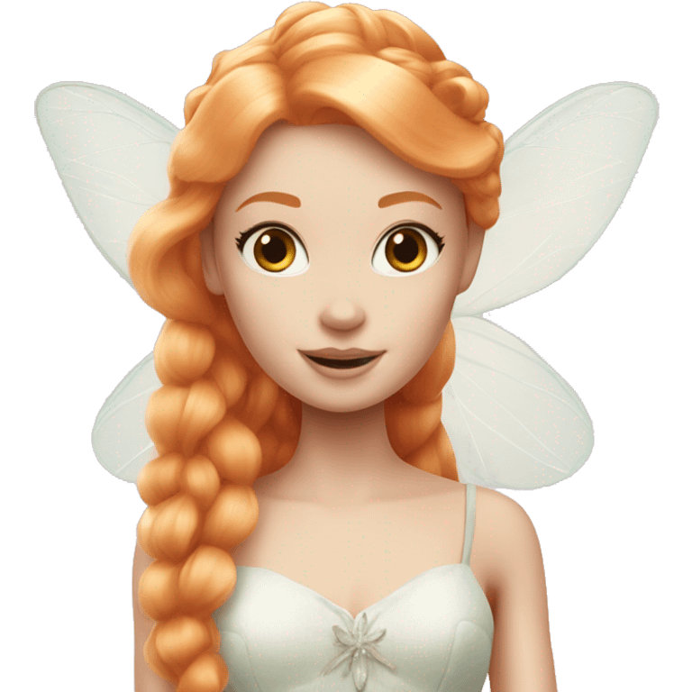 Pale Barbie fairy ginger emoji