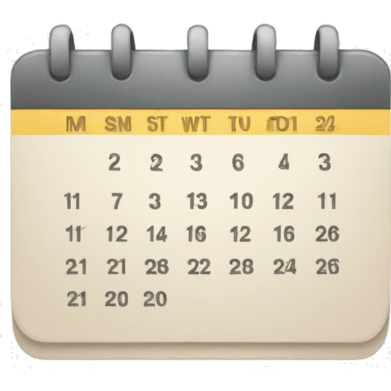 calendar emoji