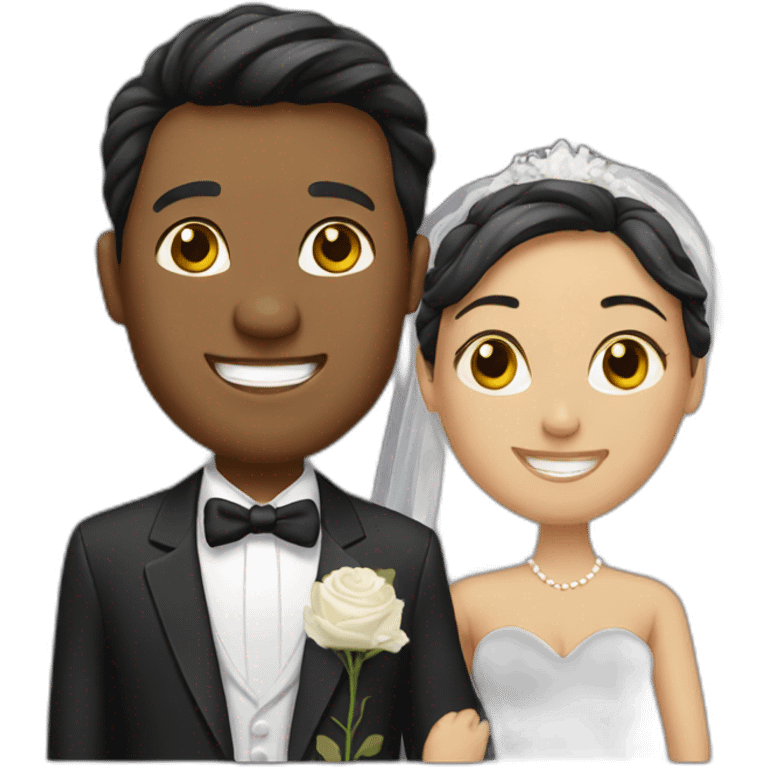 bride and groom emoji