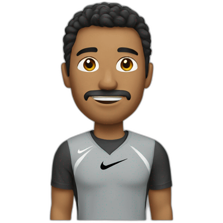 Hombre con nike emoji