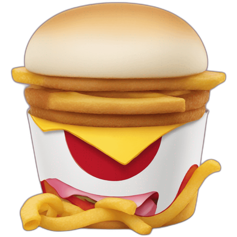 A happy meal menu  emoji