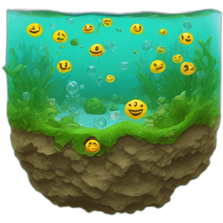 Dissolved organic matter cycling in the water emoji