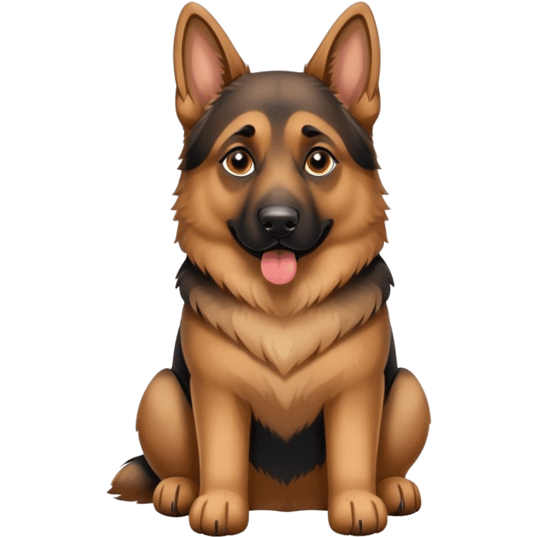 German shepherd  emoji