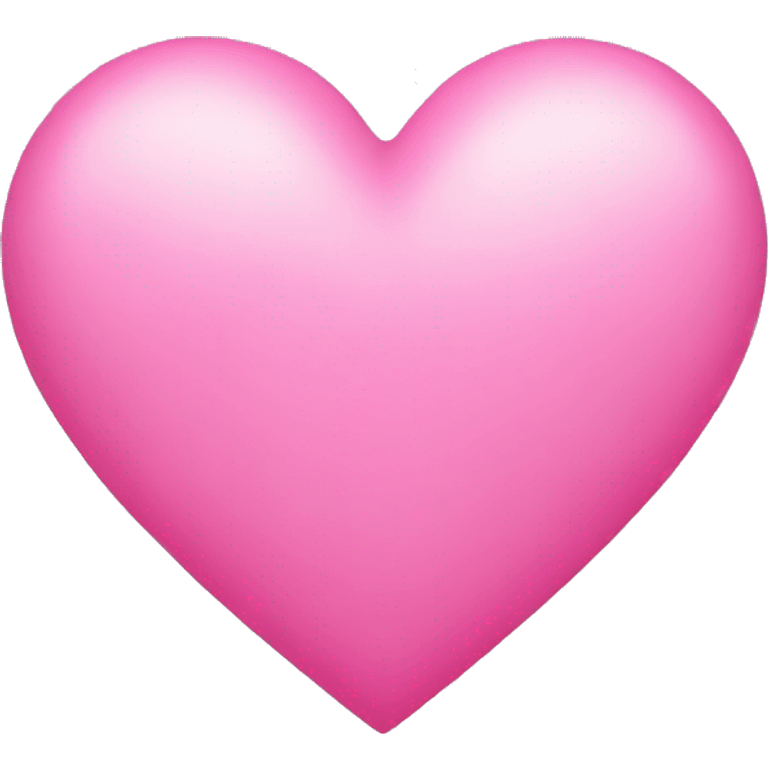 A pink heart emoji