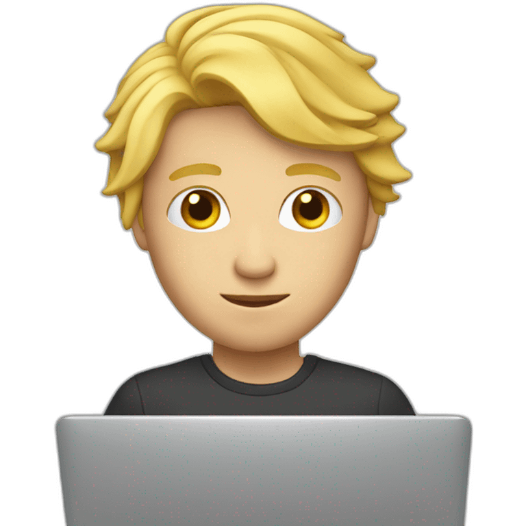 blond-man-behind-laptop emoji