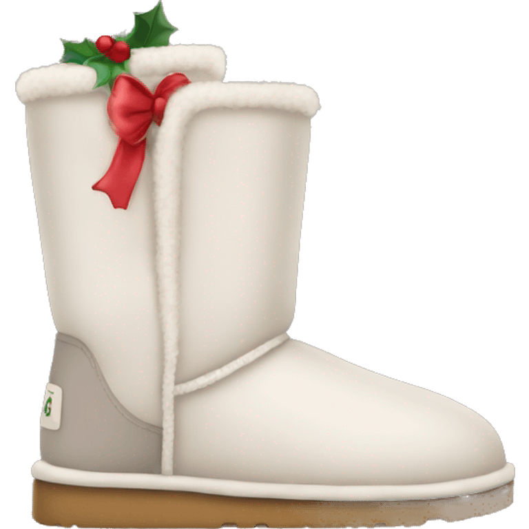 Christmas uggs emoji