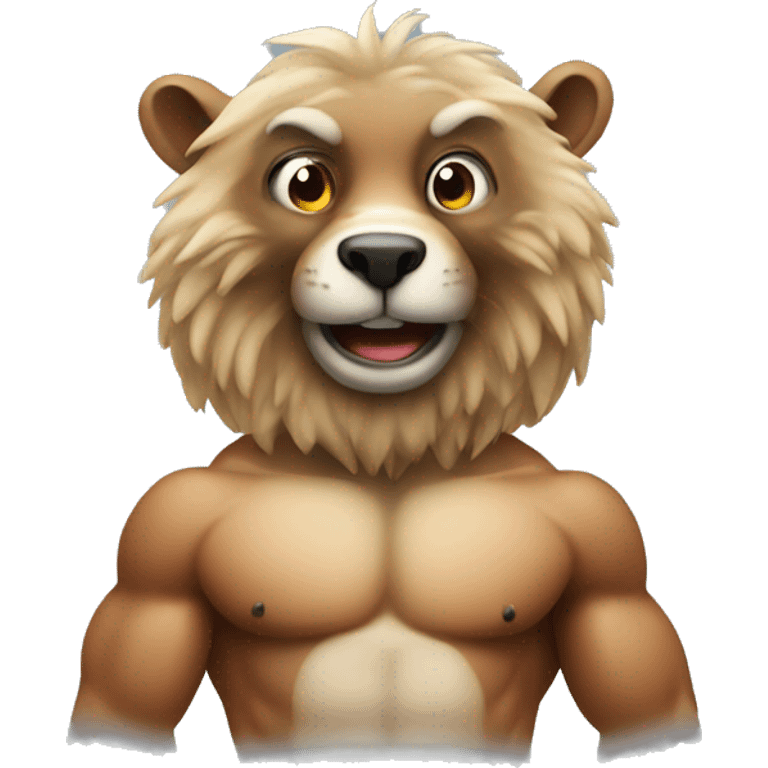 Animal in gym emoji