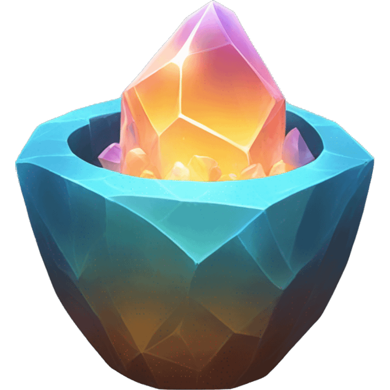 crystal formation in pot emoji