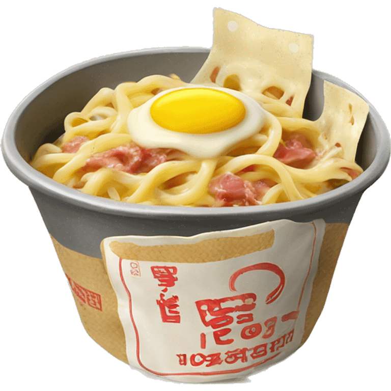 Buldak Carbonara Ramen Packet emoji