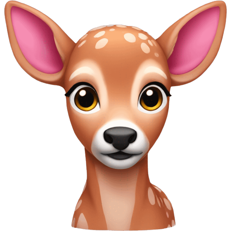 pink fawn emoji