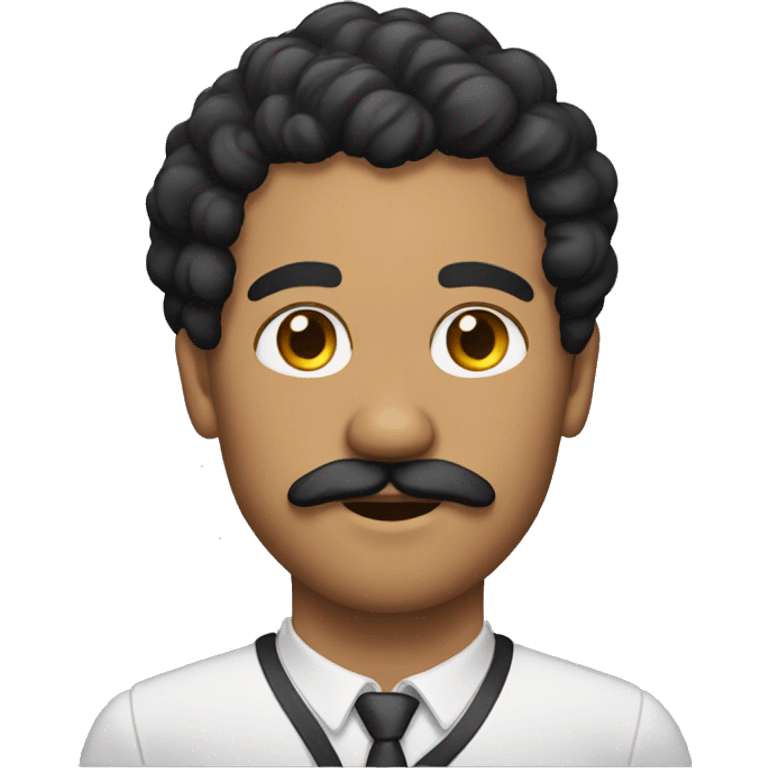 a lightskin man with a moustache emoji