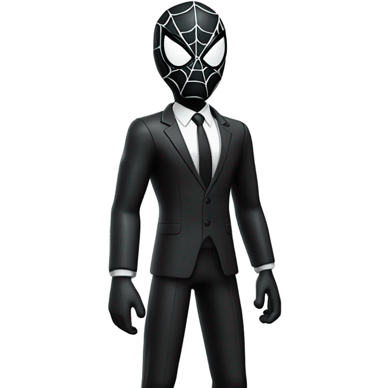 Spider-man black suit emoji