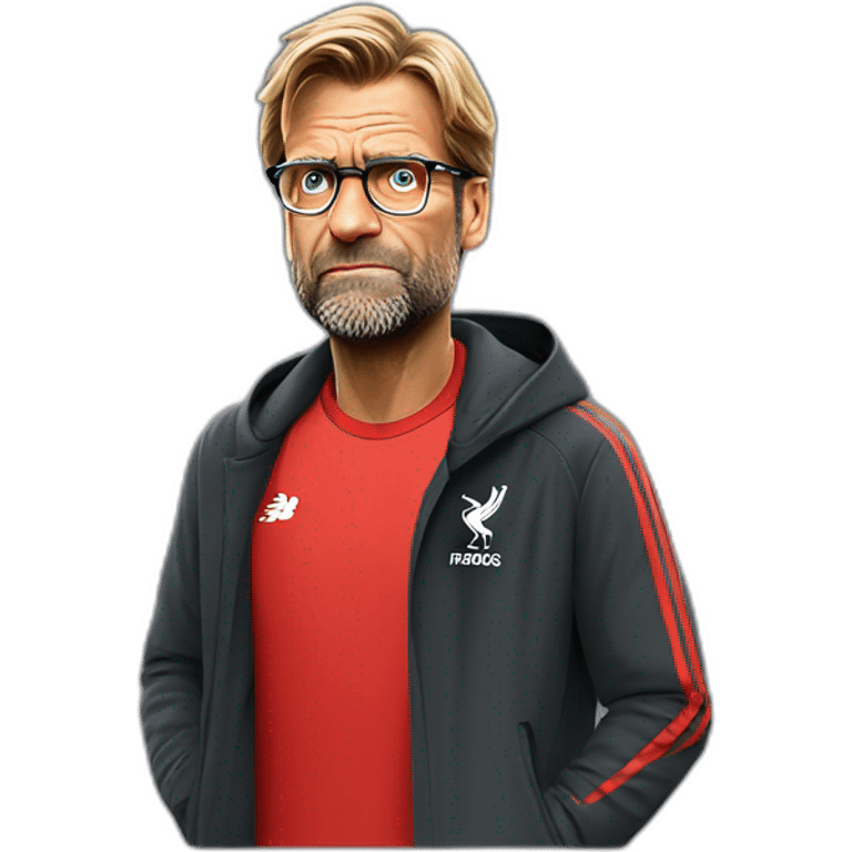 Jurgen Klopp shoulder shrug emoji