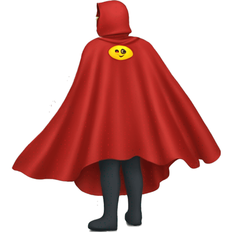 RED SUPER HERO CAPE emoji