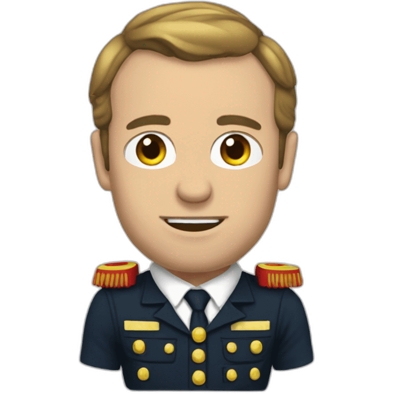 macron avec arme emoji