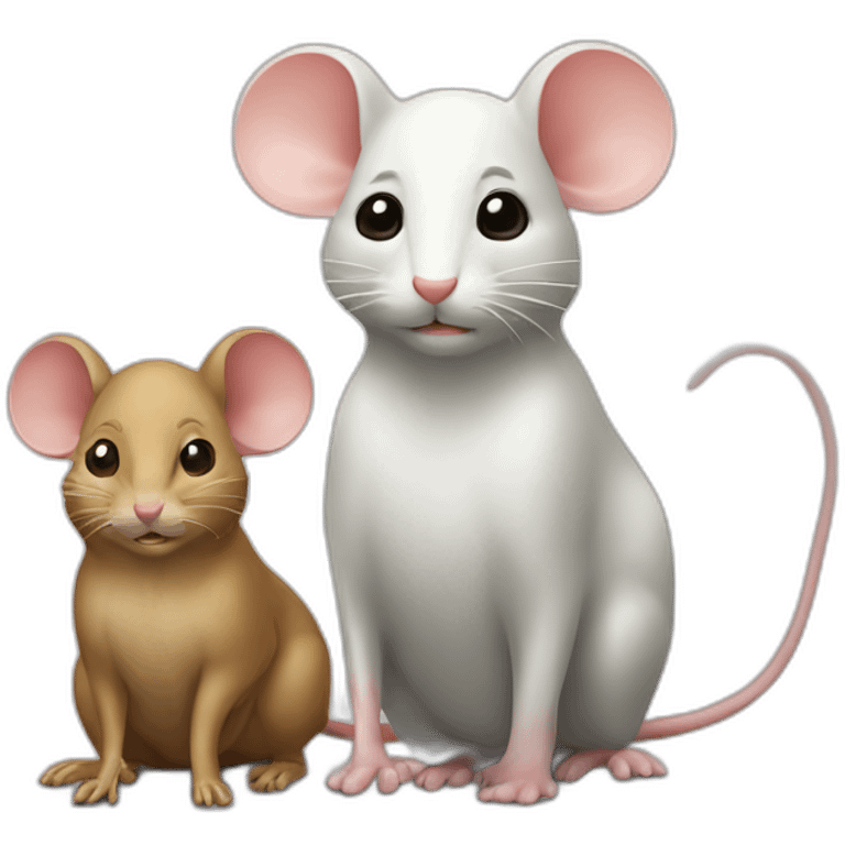 rich mouse and poor mouse emoji