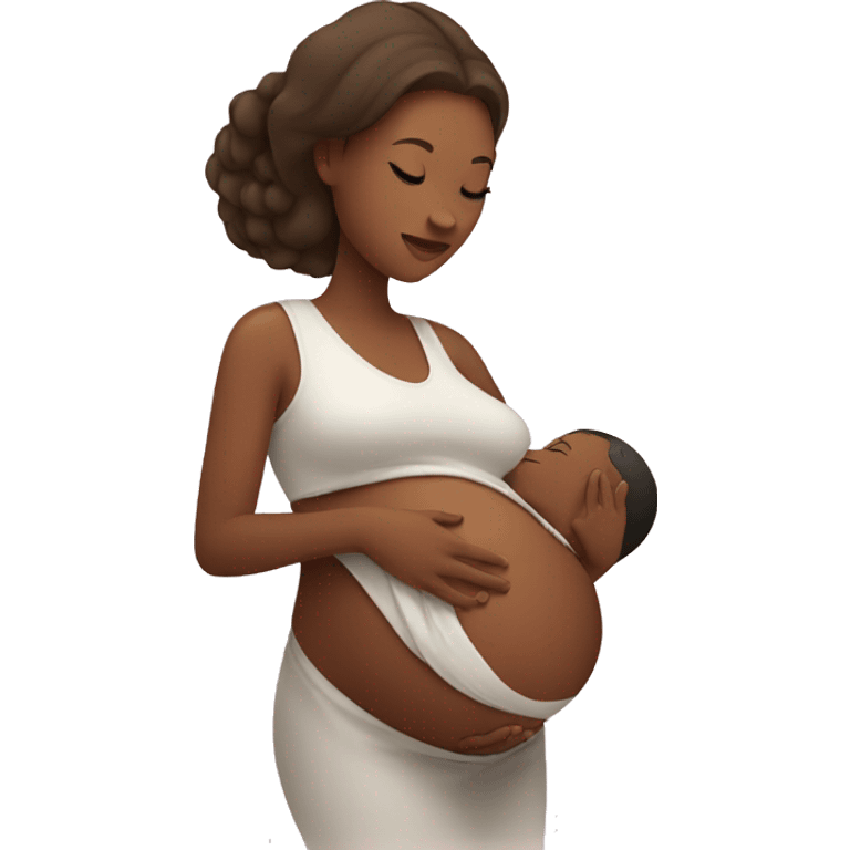 pregnant mother with child emoji