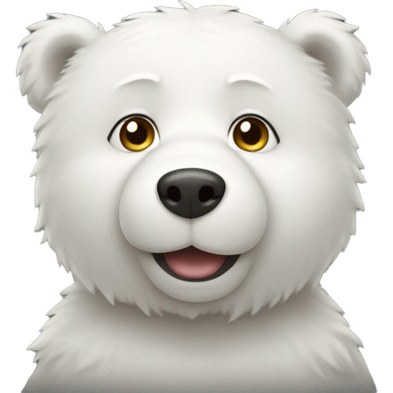 Little white bear  emoji