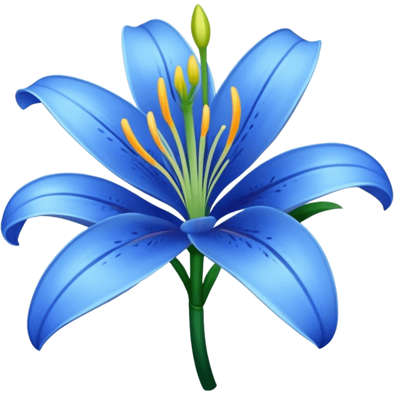 Blue Lily emoji