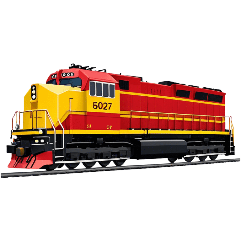 Diesel Locomotive - EMD SD70 (Model Year: 2021) (Iconic colour: Red and yellow) emoji