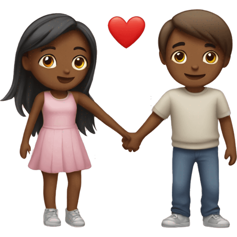 Girl and boy love  emoji