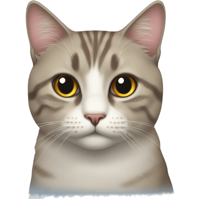 Scottish Straight cat emoji