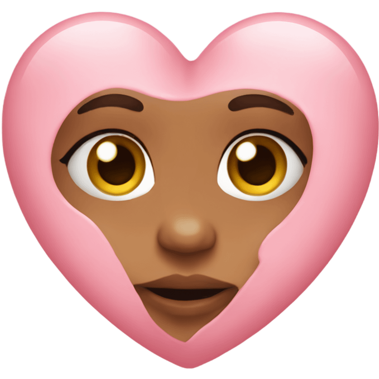 Baby pink love heart  emoji