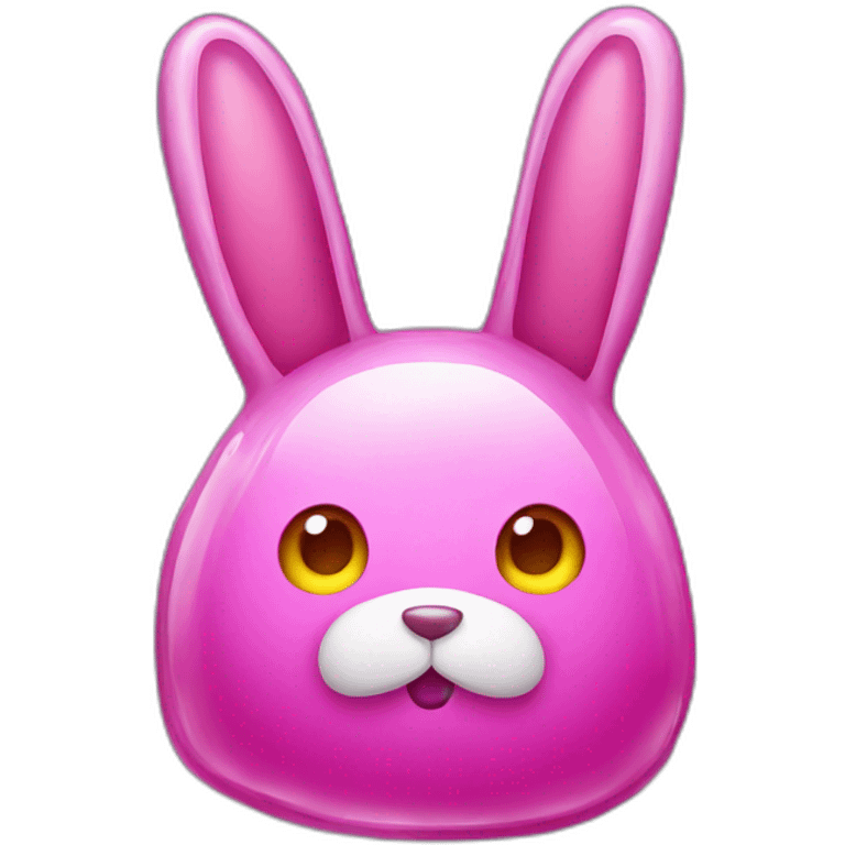 jelly rabbit with long ears emoji