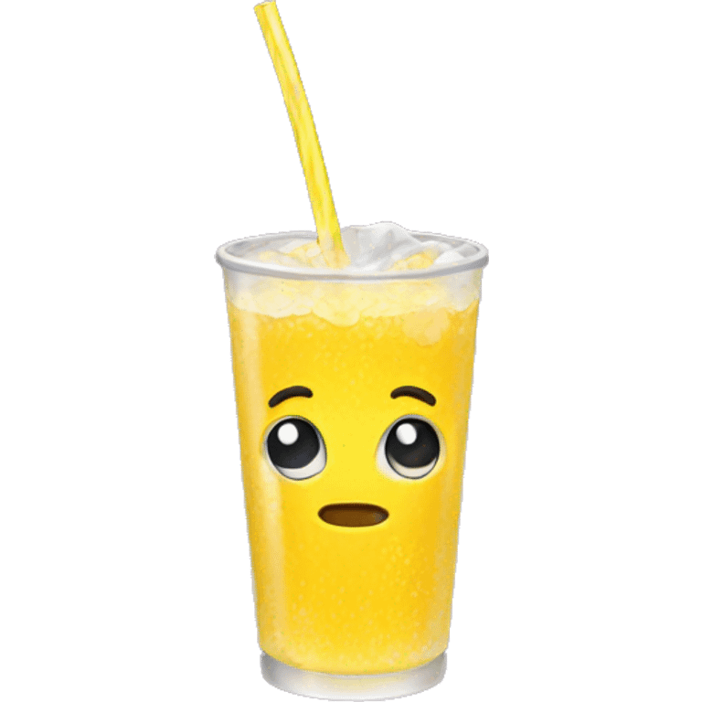 Yellow soda emoji