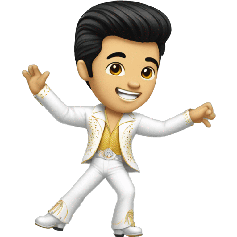 elvis presley dancing emoji