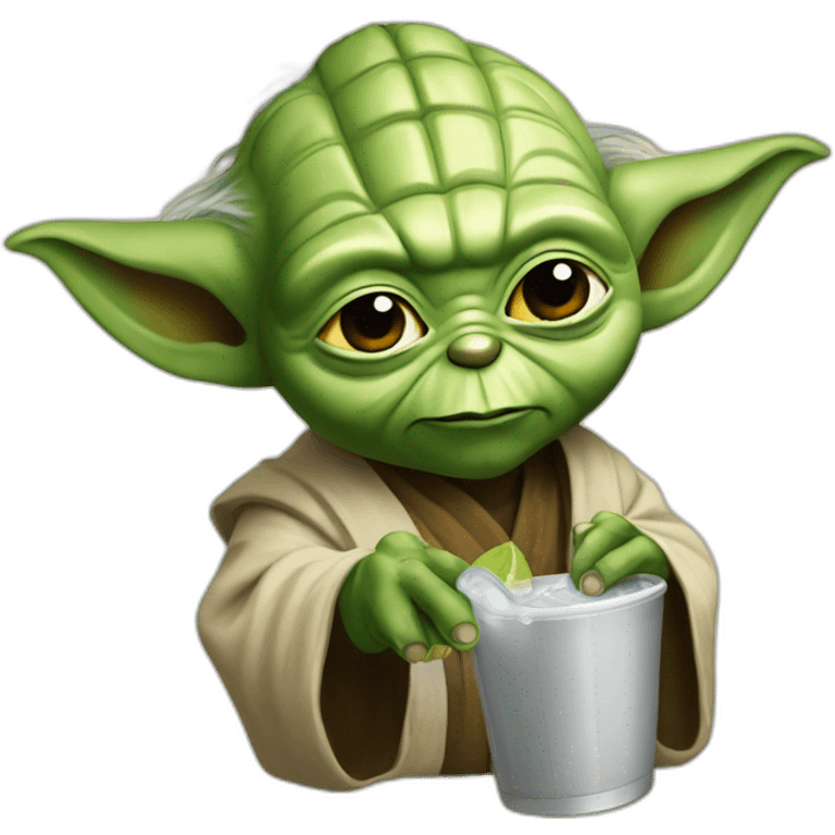 Yoda drink juice emoji