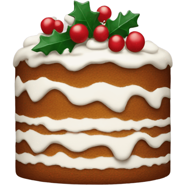 christmas cake emoji