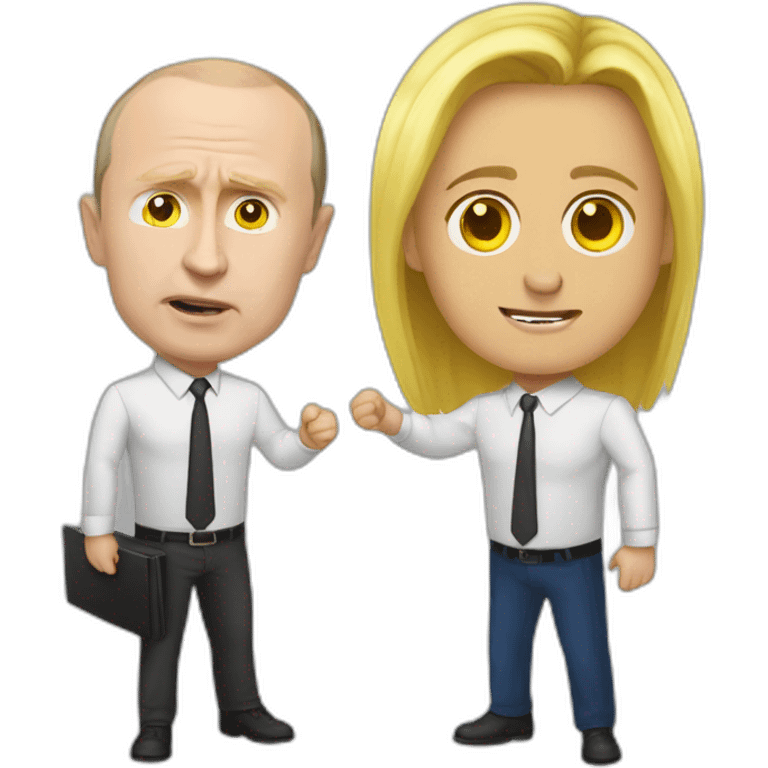 putin vs zelenskyy emoji