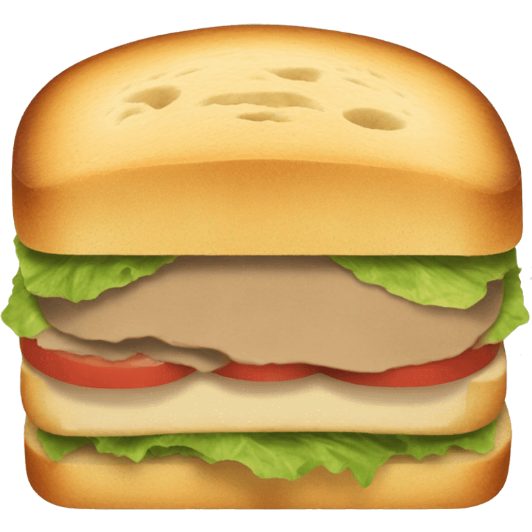 a sandwich with no bread emoji