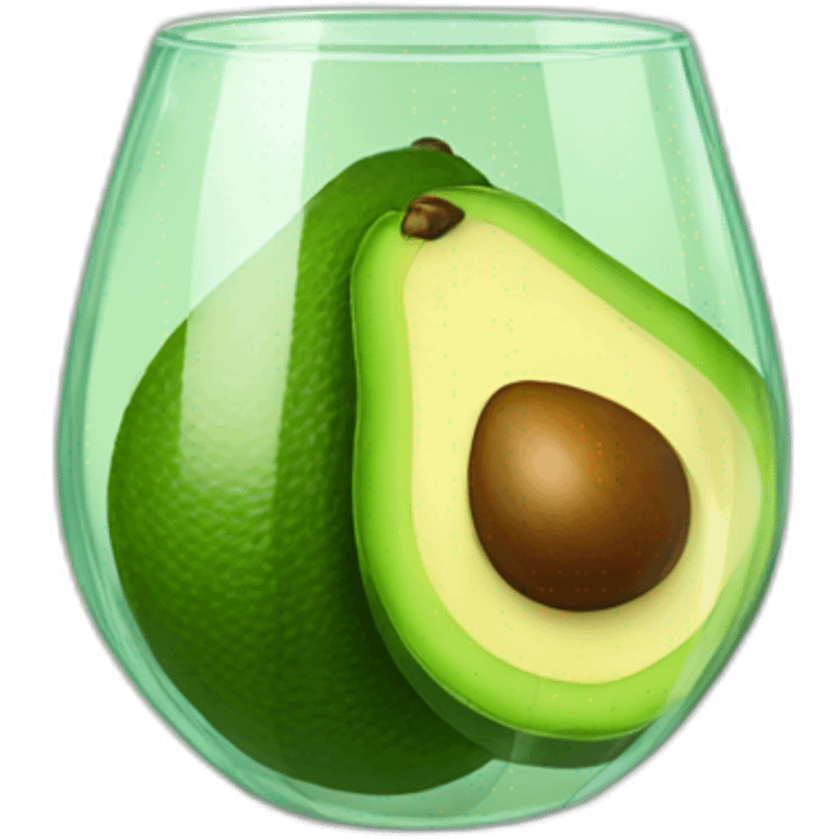 avocado-woman-in-glass emoji