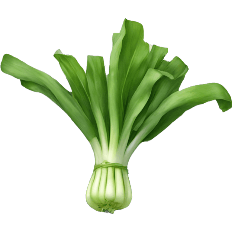 a leek using a laptop emoji